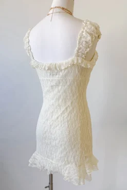 Lacey Ruffled Mini Dress
