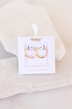 Latch Hoop Earrings