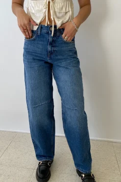 Logan Dallas Cinch Back Boyfriend Jeans by BDG