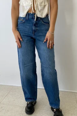 Logan Dallas Cinch Back Boyfriend Jeans by BDG