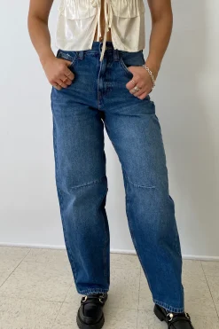 Logan Dallas Cinch Back Boyfriend Jeans by BDG