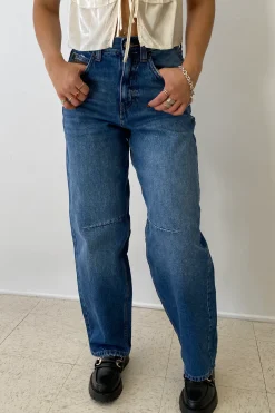 Logan Dallas Cinch Back Boyfriend Jeans by BDG