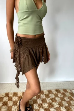 Mixed Media Mini Skort
