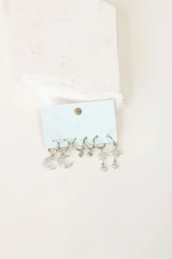 Moon & Stars Earring Set