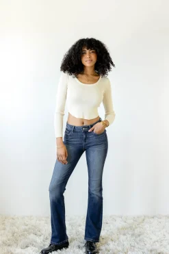 Nectar Premium Denim: The Rockie Mid Rise Bootcut Jeans