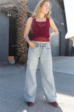 Nectar Premium Denim: The Olivine Wide Leg Jeans