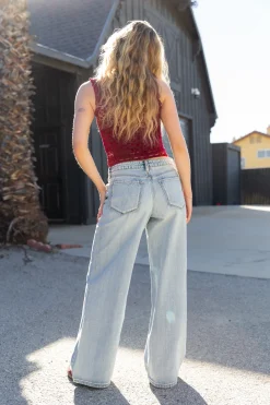 Nectar Premium Denim: The Olivine Wide Leg Jeans