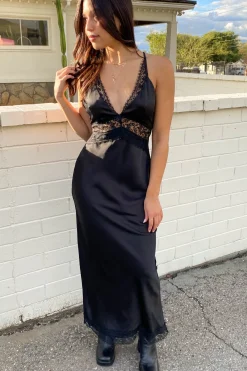 Open Back Laced Maxi Dress