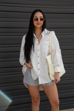 Oversized Long Sleeve Top