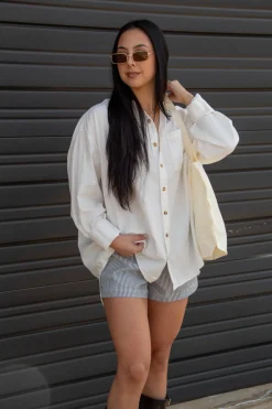 Oversized Long Sleeve Top