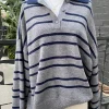 Oversized Striped Sweater