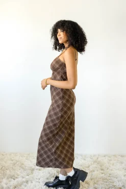 Plaid Maxi Dress