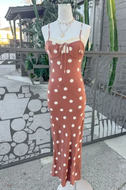 Polka Dot Maxi Dress