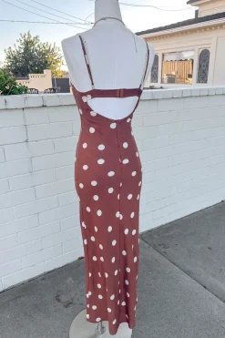 Polka Dot Maxi Dress