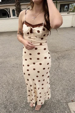 Polka Dot Maxi Dress