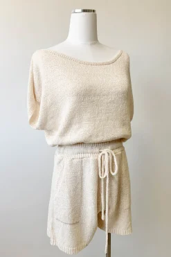 Relaxed Fit Knit Romper by For Good