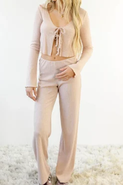 Ribbed Knit Pants