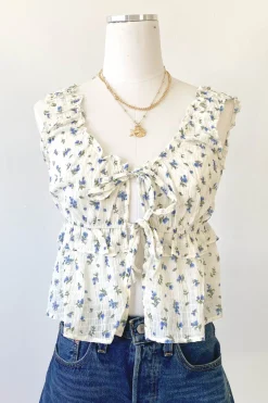 Ruched Sleeveless Top