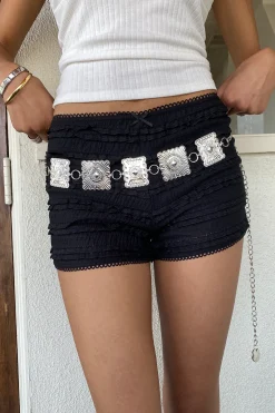 Ruffle Mini Shorts