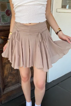 Ruffle Mini Skirt by For Good