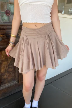 Ruffle Mini Skirt by For Good