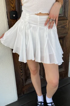 Ruffle Mini Skirt by For Good