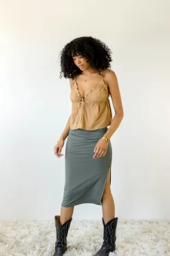Ruffled Babydoll Top