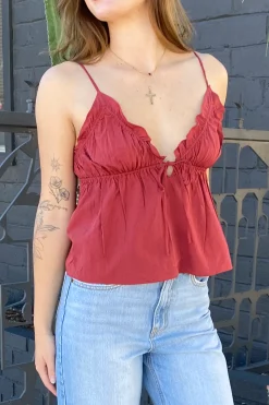 Ruffled Babydoll Top