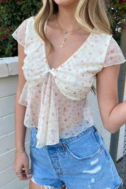 Sheer Stretch Lace Top
