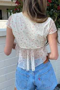 Sheer Stretch Lace Top