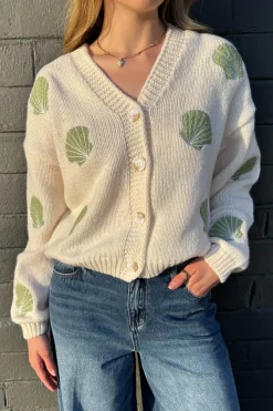 Shell Knit Cardigan