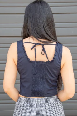 Sleeveless Corset Top