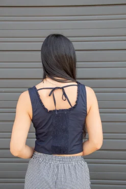 Sleeveless Corset Top