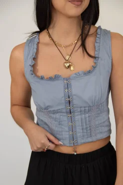 Sleeveless Corset Top