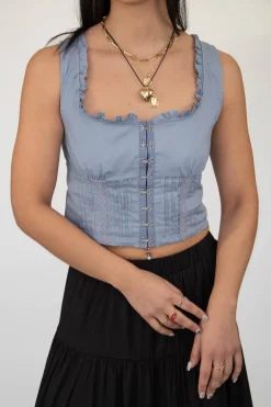 Sleeveless Corset Top