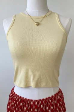 Sleeveless Racerback Top