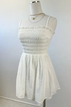 Smocked Mini Cami Dress
