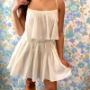Smocked Waist Cami Mini Dress