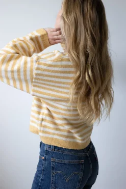 Striped Knit Sweater