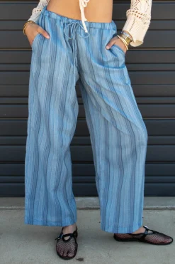 Striped Wide Leg Pants
