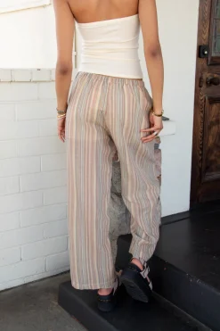 Striped Wide Leg Pants