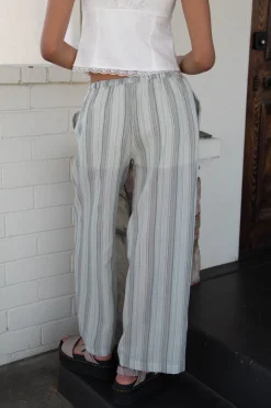Striped Wide Leg Pants