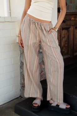 Striped Wide Leg Pants