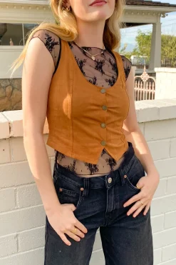 Suede Vest