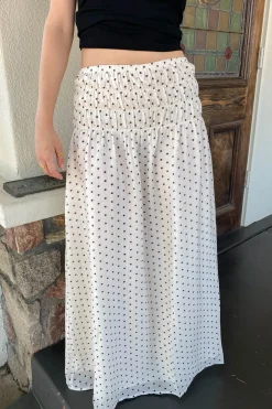 Swiss Dot Maxi Skirt
