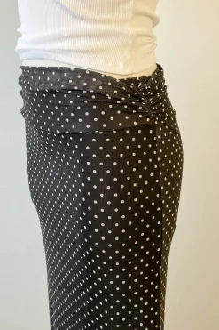 Swiss Dot Midi Skirt