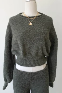 Terry Cloth Sweater