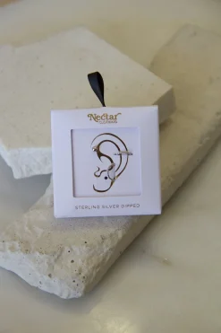 Three Piece Cuff Earring Set