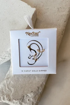 Three Piece Cuff Earring Set
