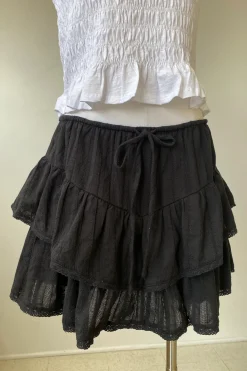 Tiered Ruffle Mini Skort